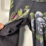 Lululemon Wunder Under Luon Leggings Black Floral Garden Party Sz 4 Photo 6