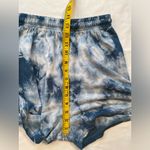 None Tie dye cotton shorts, hi rise, elastic waist and draw string, size‎ Small Photo 3