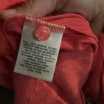 Maeve Anthropologie‎  Dress Size Small Coral Pink Short Sleeve Textured Shift Photo 7