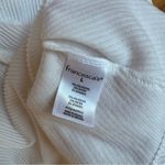 Blue Rain Francesca’s  Elegant White V-Neck Women's Top Large Photo 3