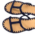 Carrie Forbes Iris Woven Raffia Slide Sandals Size 5 Photo 6