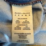 Alice + Olivia  Jeans Blue Denim Mini Dress Size 2 Zipper‎ Front Pockets Belted Photo 12