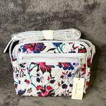 Vera Bradley  White Floral Quilted Baby Bag Photo 6