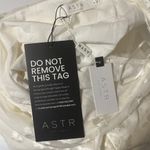 ASTR NWT the Label Santorini Midi Dress in White One Shoulder Flowy Chiffon sz M Photo 7