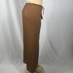 Zuliana Size Small Brown Beach Cover Up Pants With Tie Waist. New With Tags Tan Photo 2