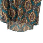 Wrangler  NWT Women's Size‎ Medium Multicolor Sheer Western Blouse Photo 2