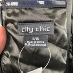 City Chic Black Faux Wrap Tulip Skirt Dress Sz.S/16W NWT Photo 7