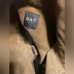 NWT OAT New York Brown Button Up Belted Shirt Jacket Shacket Sz XL Photo 8