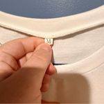 Striped Multicolor Long Sleeve Polyester and Spandex Shirt Medium White Photo 1