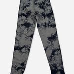 Leggings M Scrunch Butt Grey Black Tie Photo 1