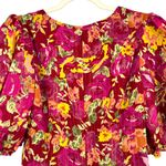 LPA Ada Wrap Top In Liza Floral Red Pink Size XL Photo 7