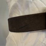 Oscar de la Renta  Brown Suede Belt Photo 2