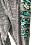 PINK - Victoria's Secret  Gray Tropical Palm Leaf Logo‎ Jogger Sweatpants - Large Photo 4