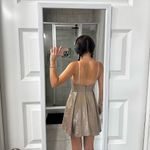 Lulu's Gold Homecoming Dress Size XS Photo 1