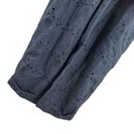 Whistles Navy Blue Eyelet Jumpsuit Size 6 New Photo 2