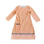 Cabana Life Cabana Shift Dress Fisher Island Print Comfy Stretch Size Small NWOT Orange Photo 0