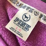 PINK - Victoria's Secret Pink Victoria’s Secret French Terry Eighty Six Sweatshirt Sz. L Purple Pink VS Photo 3