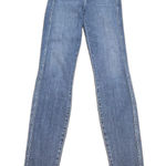 AYR  The Riser High Waist Stretch Womens‎ Jeans  Denim Raw Hem Medium Wash 26x32 Photo 0