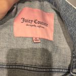 Juicy Couture Blue Cropped Jean Jacket Distressed Photo 1