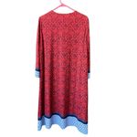 Susan Graver  size L boho lace front double knit dress. Photo 2