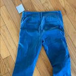 Tibi NWT  velvet slim legged sky blue pants Photo 5