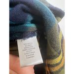 cj banks Plaid Tunic Top Size 2X 1/4 Snap Neck Navy Green Yellow Photo 3