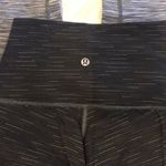 Lululemon Black & White Ombré Striped Leggings Size 6 Photo 6