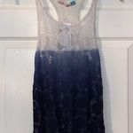 Vintage Havana 🦋 crochet dip dye linen blend tank Photo 0