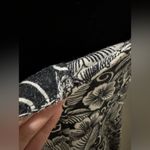 Aeropostale EUC Black and White Floral Skater Dress size large Photo 5