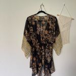 Free People  Dream State Floral Kimono Cover Up Photo 4