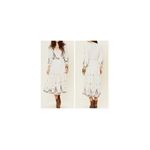 Free People  Romantics Splendor The Grass Embroidered Midi Dress Boho Festival M Photo 2