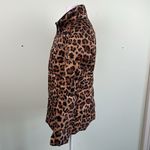 G.I.L.I. Zip Front Fleece Lined Printed Puffer Jacket in Leopard Size XS NWOT Black Photo 9