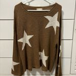 Altar'd State Altar’d State Brown Star Sweater Photo 1