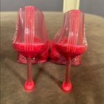 Barbie x ALDO Barbiestessy Collection Pink Translucent Pointed Toe Pumps 6.5 Photo 12