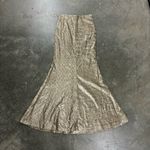 Line and Dot  Sequence Shimmery Trumpet maxi skirt XS Photo 4