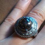 Matrix Silver Shungite Stainless Steel Ring (Size 8) Photo 7
