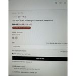 Madewell  The McCarren Midweight Crewneck Sweatshirt Parchment Women Size XXS Photo 11