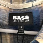 Bass Outdoor Womens Shirt S‎ Blue Bflex Plaid Button Up Pocket Long Sleeve NWT Photo 6