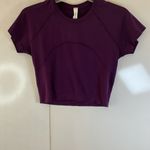 Lululemon athletica Deep Purple Crop Top Photo 3