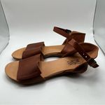 Miz Mooz EUC  Antony Brown Leather Flat Comfort Sandal Size 8 Photo 2