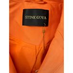 NWT Stine Goya Urban Organic Cotton Blend Oversized Vest Grapefruit Small $460 Orange Photo 5