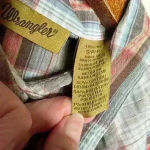 Wrangler pearl snap long sleeved Western shirt Sz S Photo 2
