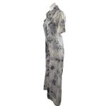 One Above Another Women's Gray Paint Splash Button Denim Overalls Jumpsuit Sz S Photo 1