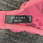 Natori  Pink Feathers Underwire Plunge Lightly Lined Bra 30DDD Photo 3