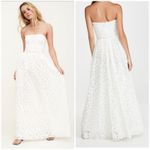 Jonathan Simkhai Strapless Lace Bridal Dress Convertible White Size 6 Photo 2