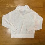 Evereve  Open Knit Collared Nautical Fisherman Tennis Prep Light Sweater M Photo 2