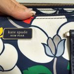 Kate Spade  Blue White Red Dawn Breezy Floral Satchel Handles Crossbody Handbag Photo 14