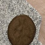 RDI  women's V-neck long-sleeve pullover sweater in a Gray & black Size Medium  Photo 9