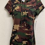 Obsession Camouflaged Hoodie Bodycon Dress S Photo 5