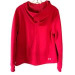 Under Armour ColdGear Fleece Hoodie – Women’s Large – Red Photo 2